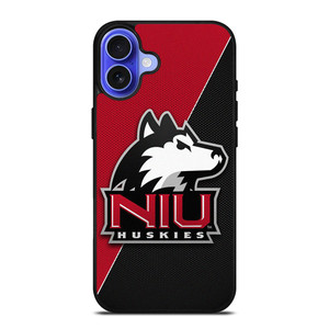 NIU NORTH ILLINOIS HUSKIES CARBON LOGO iPhone 16 Case Cover NIU NORTH ILLINOIS HUSKIES CARBON LOGO iPhone 16 Case Cover