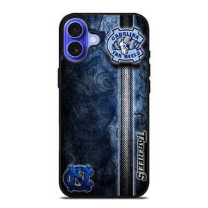 NORTH CAROLINA TAR HEELS GRUNGE LOGO iPhone 16 Case Cover NORTH CAROLINA TAR HEELS GRUNGE LOGO iPhone 16 Case Cover