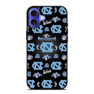 NORTH CAROLINA TAR HEELS LOGO PATTERN iPhone 16 Case Cover NORTH CAROLINA TAR HEELS LOGO PATTERN iPhone 16 Case Cover