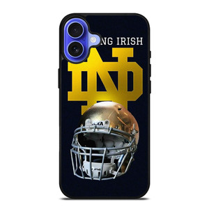 NOTRE DAME FIGHTING IRIS FOOTBALL HELMET iPhone 16 Case Cover