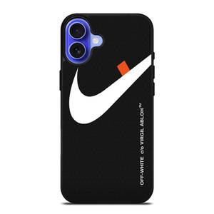 OFF WHITE VIRGIL ABLOH NIKE LOGO iPhone 16 Case Cover OFF WHITE VIRGIL ABLOH NIKE LOGO iPhone 16 Case Cover