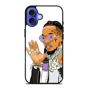 OFFSET RAPPER CARTOON iPhone 16 Case Cover