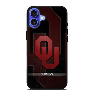 OKLAHOMA SOONERS BASKETBALL LOGO iPhone 16 Case Cover OKLAHOMA SOONERS BASKETBALL LOGO iPhone 16 Case Cover