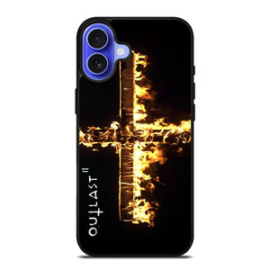 OUTLAST 2 FIRE SYMBOL iPhone 16 Case Cover OUTLAST 2 FIRE SYMBOL iPhone 16 Case Cover