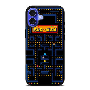 PAC MAN DOODLE GAMES iPhone 16 Case Cover PAC MAN DOODLE GAMES iPhone 16 Case Cover