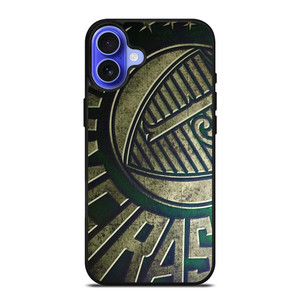 PALMEIRAS FC METAL LOGO iPhone 16 Case Cover PALMEIRAS FC METAL LOGO iPhone 16 Case Cover