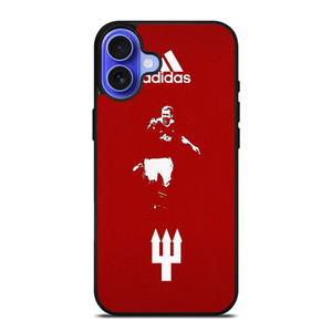 PAUL SCHOLES MANCHESTER UNITED ADIDAS iPhone 16 Case Cover PAUL SCHOLES MANCHESTER UNITED ADIDAS iPhone 16 Case Cover