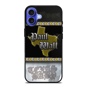 PAUL WALL RAPPER LOGO iPhone 16 Case Cover PAUL WALL RAPPER LOGO iPhone 16 Case Cover