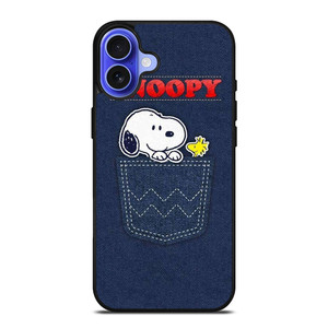 PEANUTS SNOOPY DOG JEANS iPhone 16 Case Cover PEANUTS SNOOPY DOG JEANS iPhone 16 Case Cover