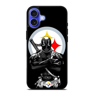PITTSBURGH STEELERS FOOTBALL DEADPOOL iPhone 16 Case Cover PITTSBURGH STEELERS FOOTBALL DEADPOOL iPhone 16 Case Cover
