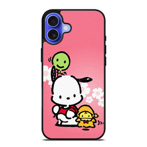 POCHACCO SANRIO PINK iPhone 16 Case Cover POCHACCO SANRIO PINK iPhone 16 Case Cover