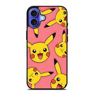 POKEMON SMILING PIKACHU PINK iPhone 16 Case Cover POKEMON SMILING PIKACHU PINK iPhone 16 Case Cover