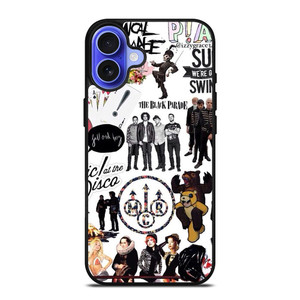 POP PUNK ROCK BAND COLLAGE iPhone 16 Case Cover