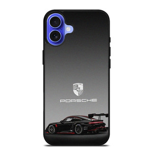 PORSCHE 911 GT3 RS BLACK iPhone 16 Case Cover