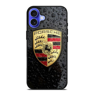PORSCHE WET EMBLEM iPhone 16 Case Cover PORSCHE WET EMBLEM iPhone 16 Case Cover