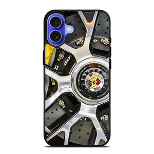 PORSCHE WHEEL CHROME iPhone 16 Case Cover PORSCHE WHEEL CHROME iPhone 16 Case Cover