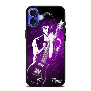 PRINCE PURPLE IN MEMORIAM ART iPhone 16 Case Cover PRINCE PURPLE IN MEMORIAM ART iPhone 16 Case Cover