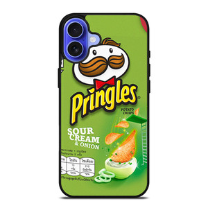 PRINGLES POTATO CHIPS SOUR CREAM iPhone 16 Case Cover PRINGLES POTATO CHIPS SOUR CREAM iPhone 16 Case Cover