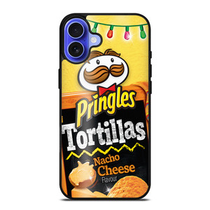 PRINGLES TORTILLAS NACHO CHEESE SNACKS iPhone 16 Case Cover PRINGLES TORTILLAS NACHO CHEESE SNACKS iPhone 16 Case Cover