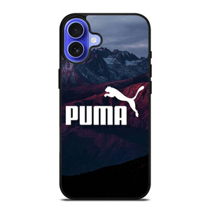 PUMA MOUNTAIN LOGO iPhone 16 Case Cover PUMA MOUNTAIN LOGO iPhone 16 Case Cover