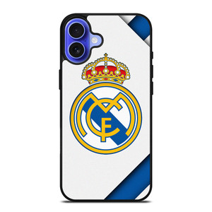REAL MADRID CF LOGO iPhone 16 Case Cover REAL MADRID CF LOGO iPhone 16 Case Cover