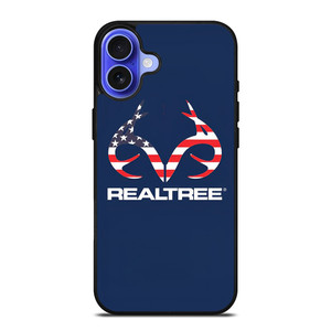 REALTREE USA FLAG LOGO iPhone 16 Case Cover REALTREE USA FLAG LOGO iPhone 16 Case Cover