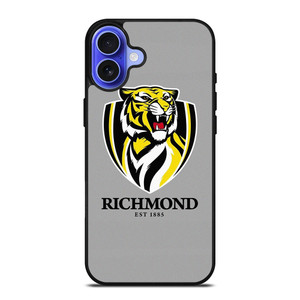 RICHMOND TIGERS FOOTBALL LOGO 1885 iPhone 16 Case Cover RICHMOND TIGERS FOOTBALL LOGO 1885 iPhone 16 Case Cover