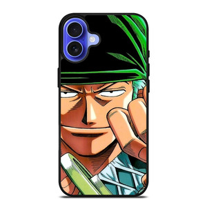 RORONOA ZORO ONE PIECE CARTOON iPhone 16 Case Cover