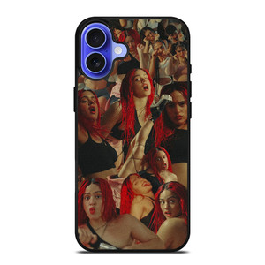 ROSALIA SINGER COLLAGE iPhone 16 Case Cover ROSALIA SINGER COLLAGE iPhone 16 Case Cover