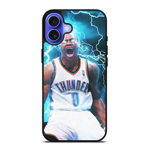RUSSELL WESTBROOK OKLAHOMA CITY THUNDER NBA iPhone 16 Case Cover RUSSELL WESTBROOK OKLAHOMA CITY THUNDER NBA iPhone 16 Case Cover