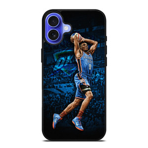 RUSSELL WESTBROOK OKLAHOMA CITY THUNDER iPhone 16 Case Cover RUSSELL WESTBROOK OKLAHOMA CITY THUNDER iPhone 16 Case Cover