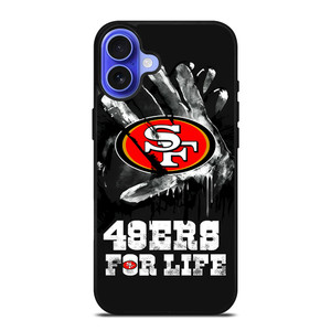SAN FRANCISCO 49ERS FOR LIFE iPhone 16 Case Cover SAN FRANCISCO 49ERS FOR LIFE iPhone 16 Case Cover
