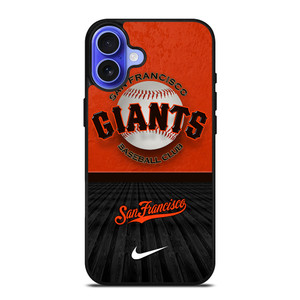 SAN FRANCISCO GIANTS BASEBALL CLUB NIKE iPhone 16 Case Cover SAN FRANCISCO GIANTS BASEBALL CLUB NIKE iPhone 16 Case Cover