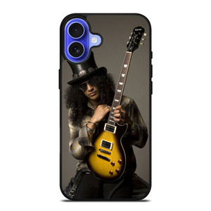 SAUL HUDSON SLASH G N R GUITAR iPhone 16 Case Cover SAUL HUDSON SLASH G N R GUITAR iPhone 16 Case Cover