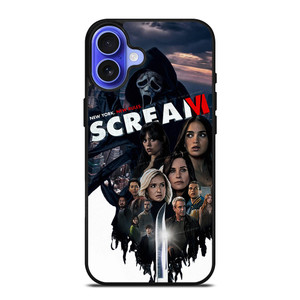 SCREAM VI HORROR MOVIES iPhone 16 Case Cover SCREAM VI HORROR MOVIES iPhone 16 Case Cover