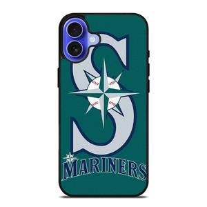 SEATTLE MARINERS BASEBALL TEAM LOGO iPhone 16 Case Cover SEATTLE MARINERS BASEBALL TEAM LOGO iPhone 16 Case Cover