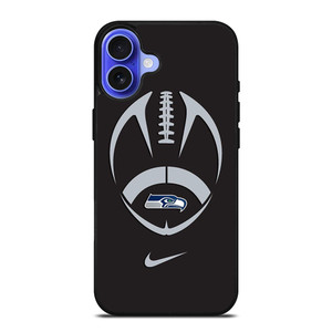 SEATTLE SEAHAWKS FOOTBALL NIKE SYMBOL iPhone 16 Case Cover SEATTLE SEAHAWKS FOOTBALL NIKE SYMBOL iPhone 16 Case Cover