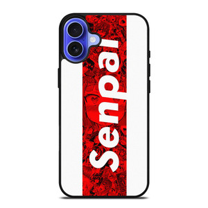 SENPAI ANIME STRIPE LOGO iPhone 16 Case Cover