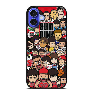 SLAM DUNK CARTOON BASKETBALL iPhone 16 Case Cover SLAM DUNK CARTOON BASKETBALL iPhone 16 Case Cover