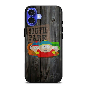 SOUTH PARK WOOD LOGO iPhone 16 Case Cover SOUTH PARK WOOD LOGO iPhone 16 Case Cover