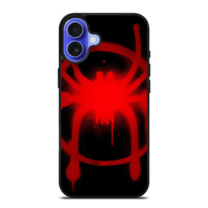 SPIDERMAN ACROSS THE SPIDER VERSE LOGO iPhone 16 Case Cover SPIDERMAN ACROSS THE SPIDER VERSE LOGO iPhone 16 Case Cover