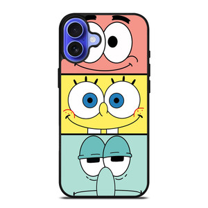 SPONGEBOB PATRICK SQUIDWARD CARTOON iPhone 16 Case Cover SPONGEBOB PATRICK SQUIDWARD CARTOON iPhone 16 Case Cover