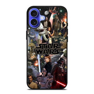 STAR WARS CHARACTERS COLLAGE iPhone 16 Case Cover STAR WARS CHARACTERS COLLAGE iPhone 16 Case Cover