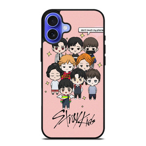 STRAY KIDS CARTOON CUTE iPhone 16 Case Cover
