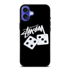 STUSSY DICES iPhone 16 Case Cover STUSSY DICES iPhone 16 Case Cover