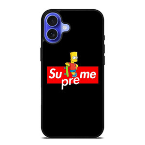SUPREME BART SIMPSONS SKATER iPhone 16 Case Cover SUPREME BART SIMPSONS SKATER iPhone 16 Case Cover