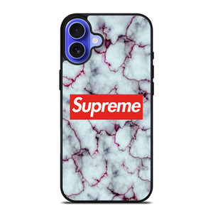 SUPREME MARBLE TEXTURE iPhone 16 Case Cover SUPREME MARBLE TEXTURE iPhone 16 Case Cover