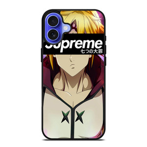 SUPREME MELIODAS SEVEN DEADLY SUPREME iPhone 16 Case Cover SUPREME MELIODAS SEVEN DEADLY SUPREME iPhone 16 Case Cover