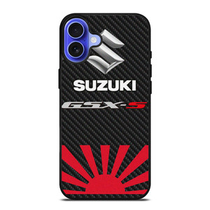 SUZUKI GSX S CARBON EMBLEM iPhone 16 Case Cover SUZUKI GSX S CARBON EMBLEM iPhone 16 Case Cover