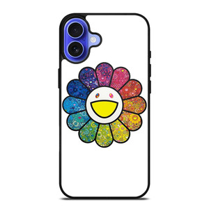 TAKASHI MURAKAMI SMILEY FLOWER iPhone 16 Case Cover TAKASHI MURAKAMI SMILEY FLOWER iPhone 16 Case Cover